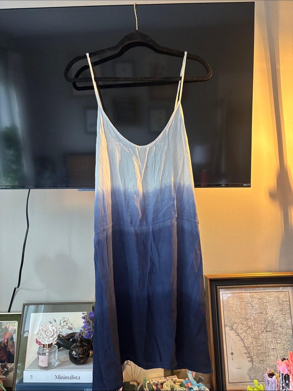 RARE Brandy Melville Ombré Spaghetti Strap Dress